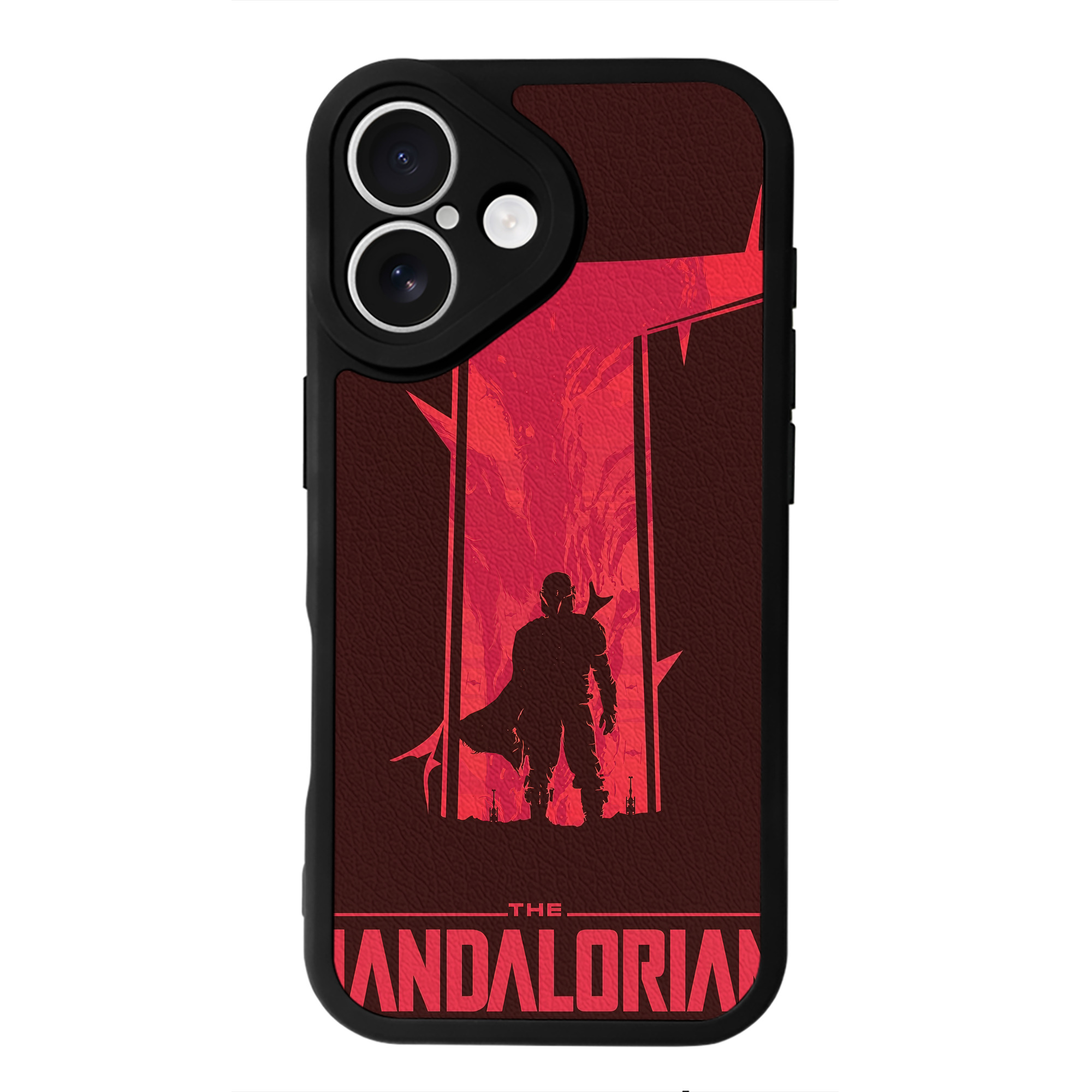 （画像用） スター・ウォーズ Star Wars 【iPhone 16シリーズ対応】シリコンスマホケース（レザー調） 材質：シリコン